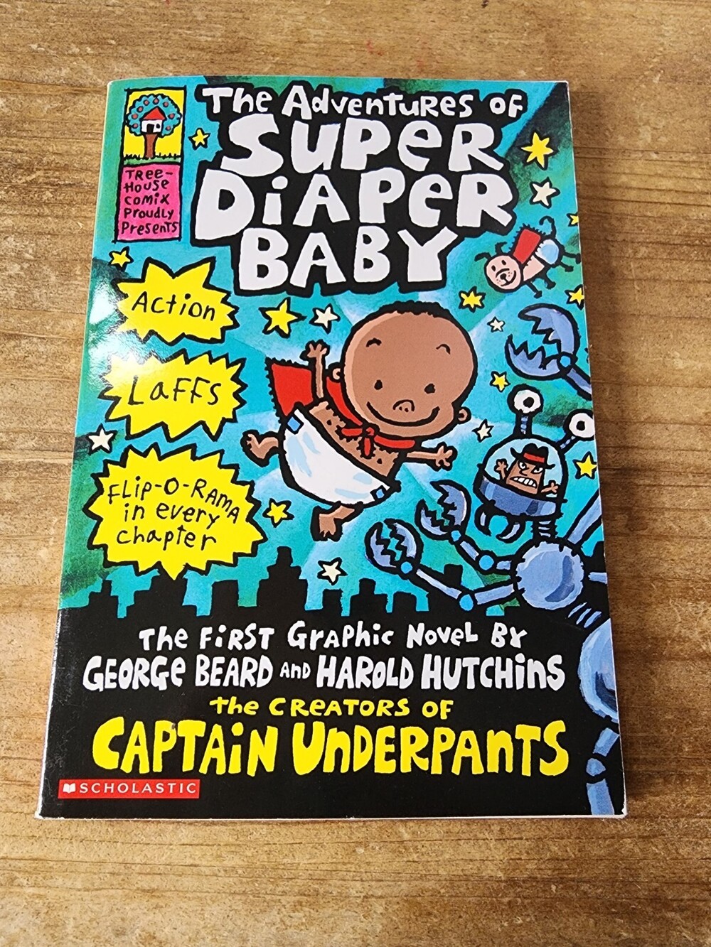 The Adventures of Super Diaper Baby - Paperback By George Beard - VERY GOOD
